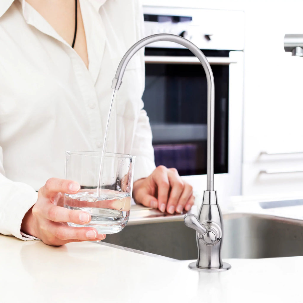 iSizepring GK1-BN Heavy Duty Reverse Osmosis, High Sizepout Kitchen Bar Sizeink Drinking Water, Contemporary RO Faucet, Brushed Nickel