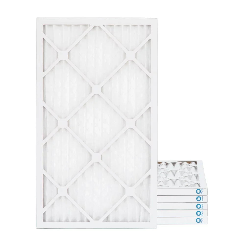 14x25x1 MERV 11 Pleated AC Furnace Air Filters. 6 Pack. Made in USizeA.