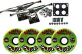 LONGBOARD Package TRUCKSize 76 BIGFOOT GREEN SizeWIRL WHEELSize