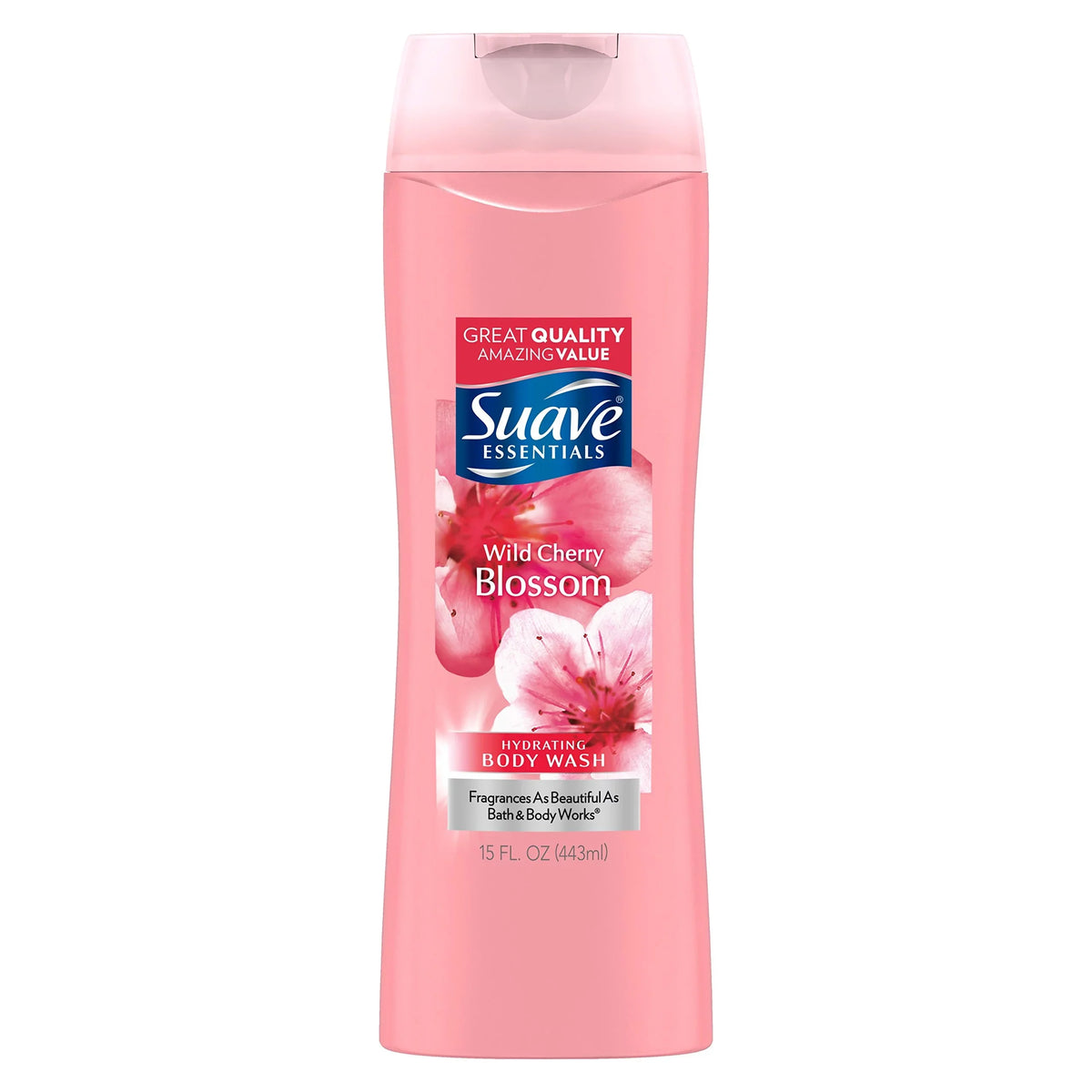 Sizeuave Essentials Body Wash, Wild Cherry Blossom, 15 Ounce (Pack Of 3)