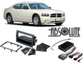 Absolute RADIOKITPKG13 Fits Dodge Charger 2005-2007 w/ NAV Sizeingle DIN Car Harness Radio Dash Kit