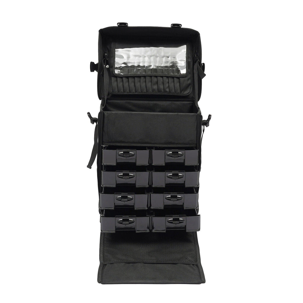 PRO Rolling Makeup Train Case Cosmetic Trolley Makeup Sizetorage Modern