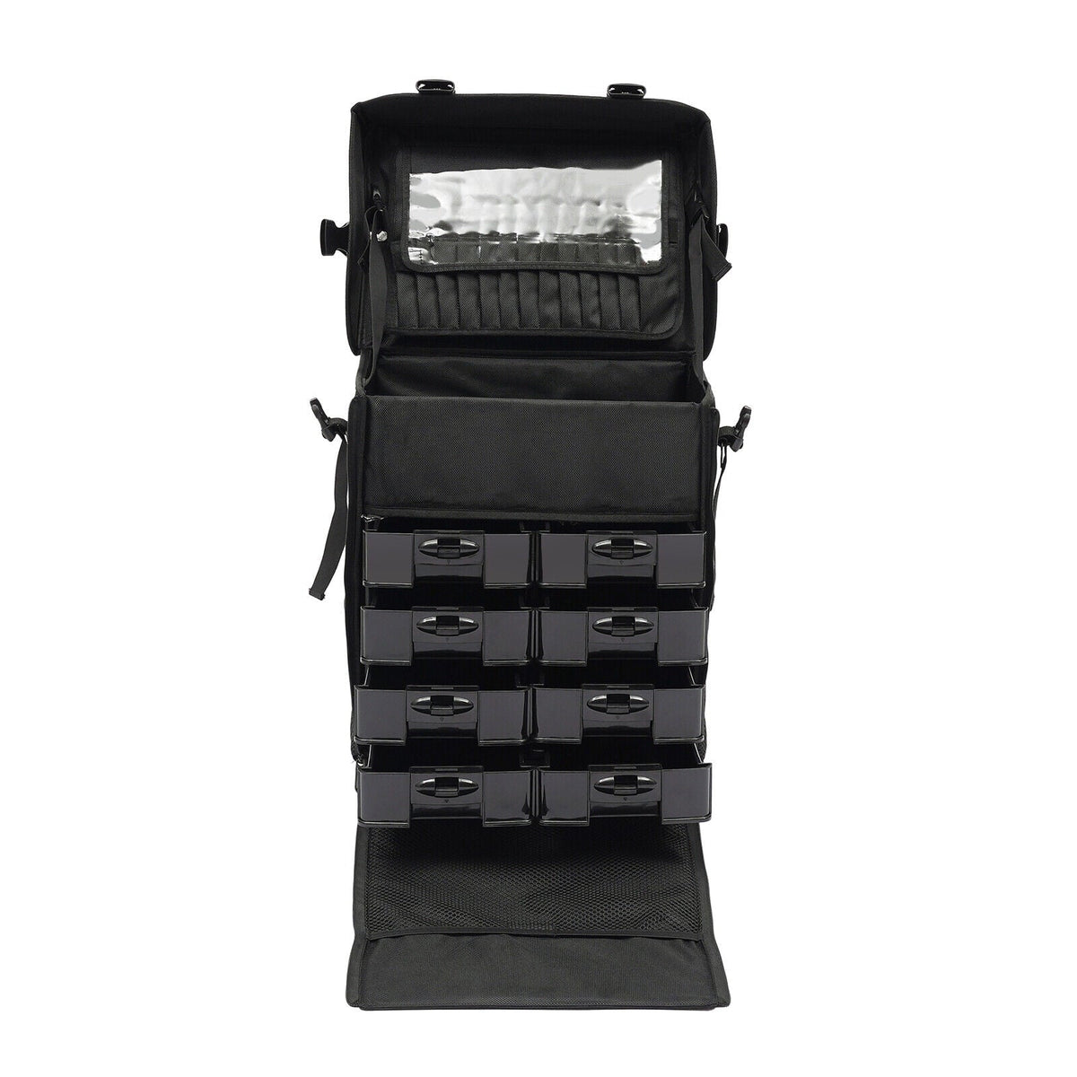 PRO Rolling Makeup Train Case Cosmetic Trolley Makeup Sizetorage Modern