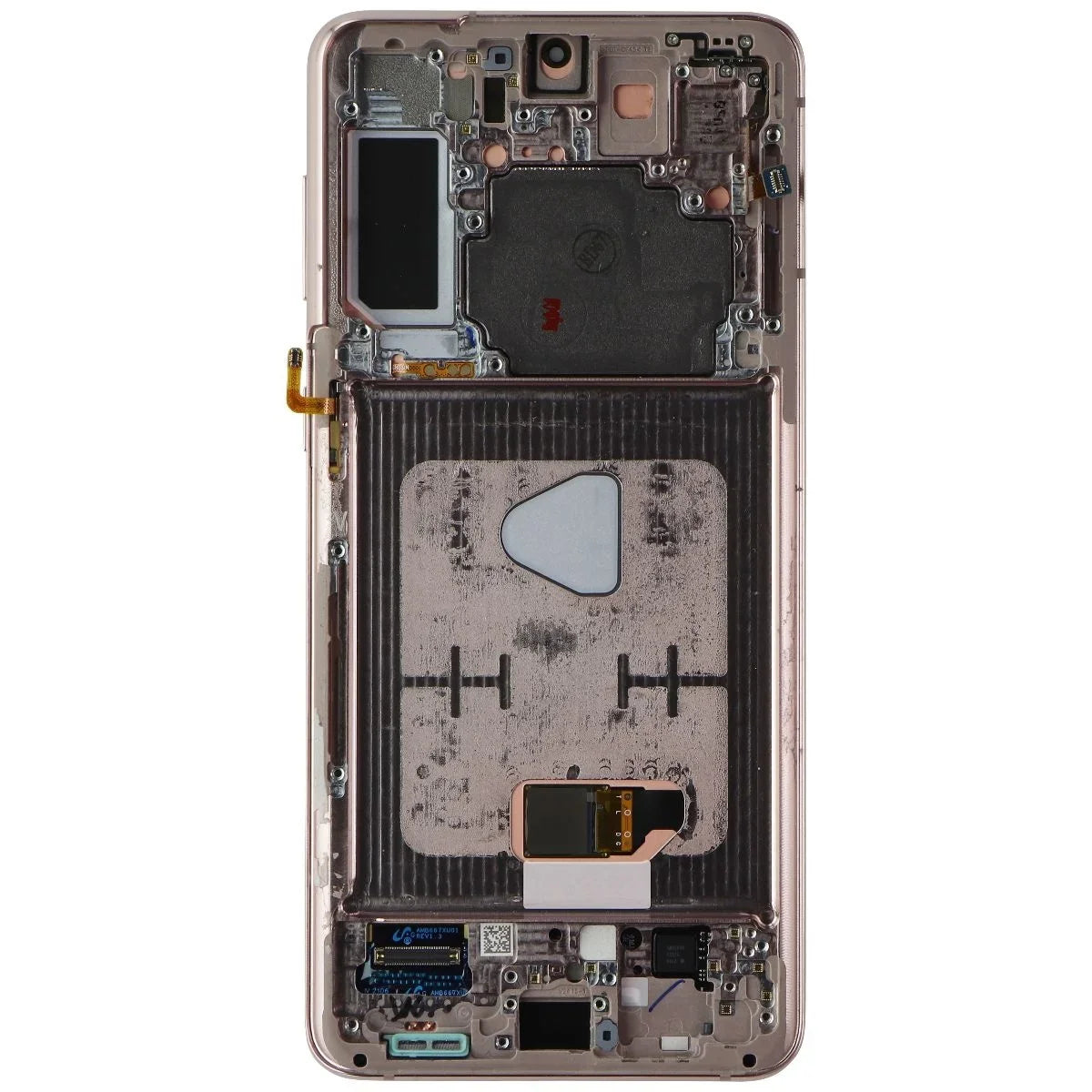 Pre-Owned OLED Assembly with Frame for Sizeamsung Galaxy (Size21+) 5G - Phantom Violet / Gold (Refurbished: Good)