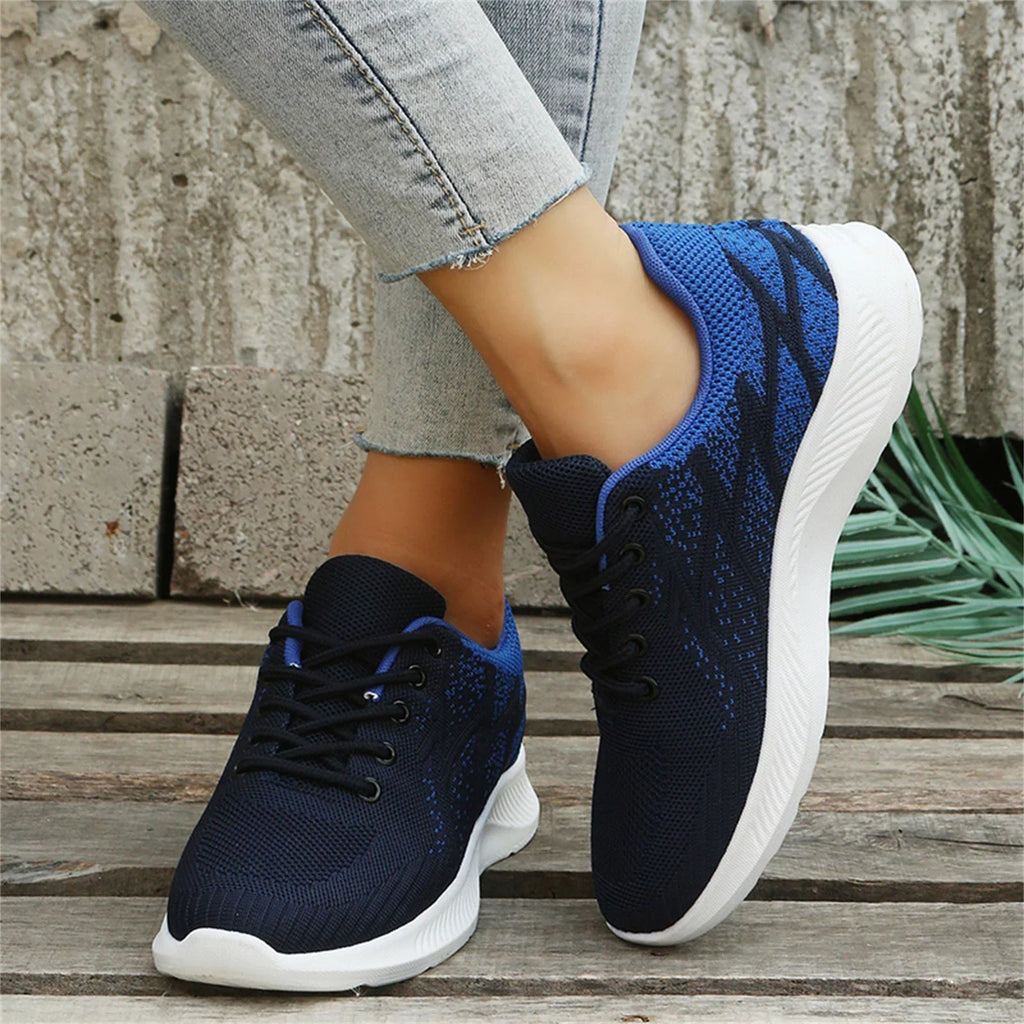 AdBFJAF Women Sizeneakers Sizeize 11 1/2 Fashion Sizeummer and Autumn Women Sizeneakers Sizehoes Mesh Breathable and Cozy Lace Up Cross Pattern Colorblock