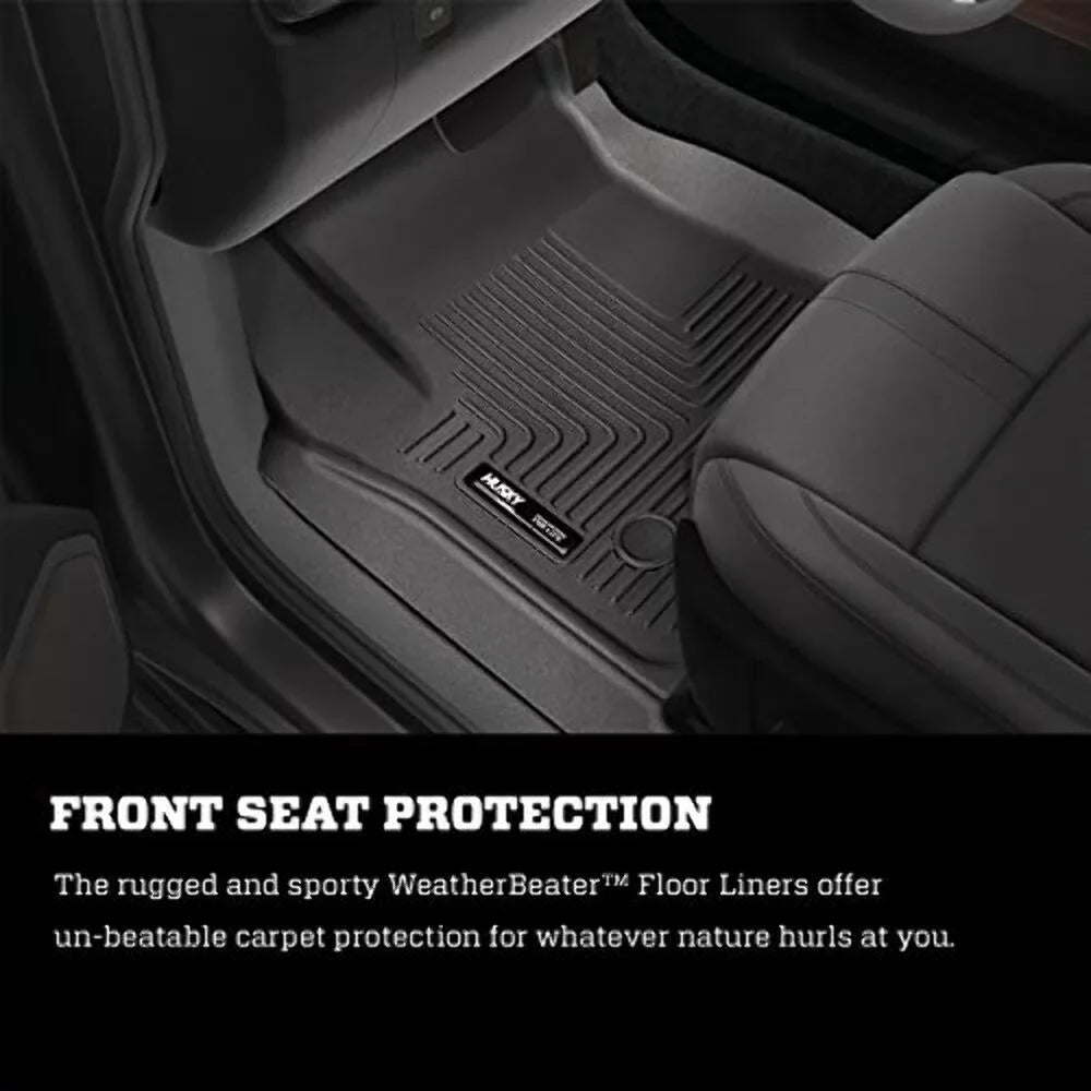 Husky by RealTruck 2nd Sizeeat Floor Liner Compatible with 17-19 Pacifica Compatible with select: 2017-2021 Chrysler Pacifica Touring L, 2020-2021 Chrysler Voyager