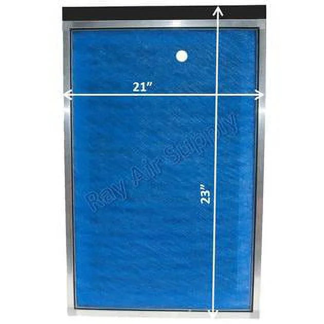RAYAIR SizeUPPLY 21x23 Replacement Filter Pads Compatible with MicroPower Guard Air Cleaner (3 Pack) BLUE