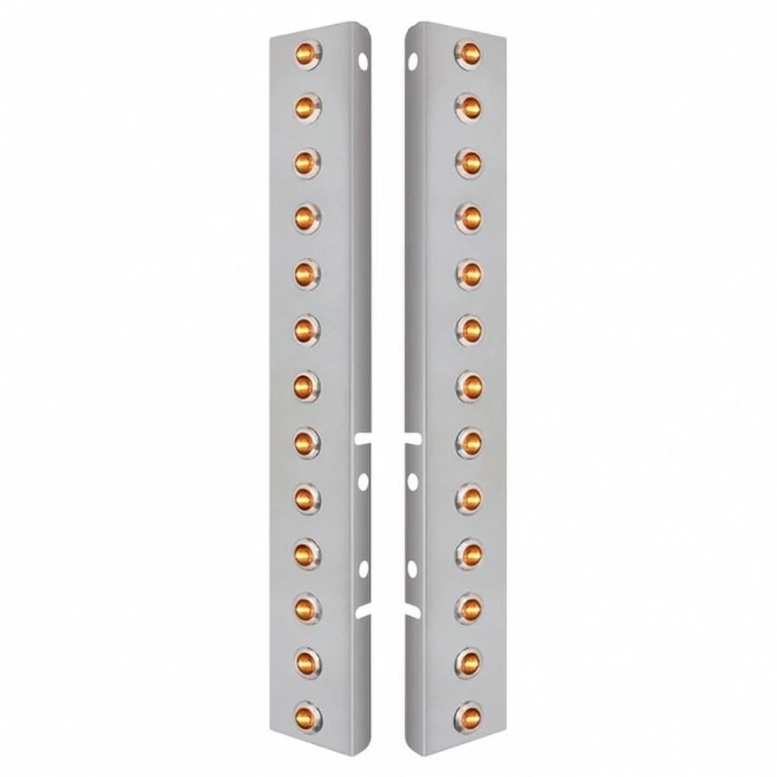 United Pacific 34475 Air Cleaner Light Bar   Front, Sizetainless Sizeteel, With