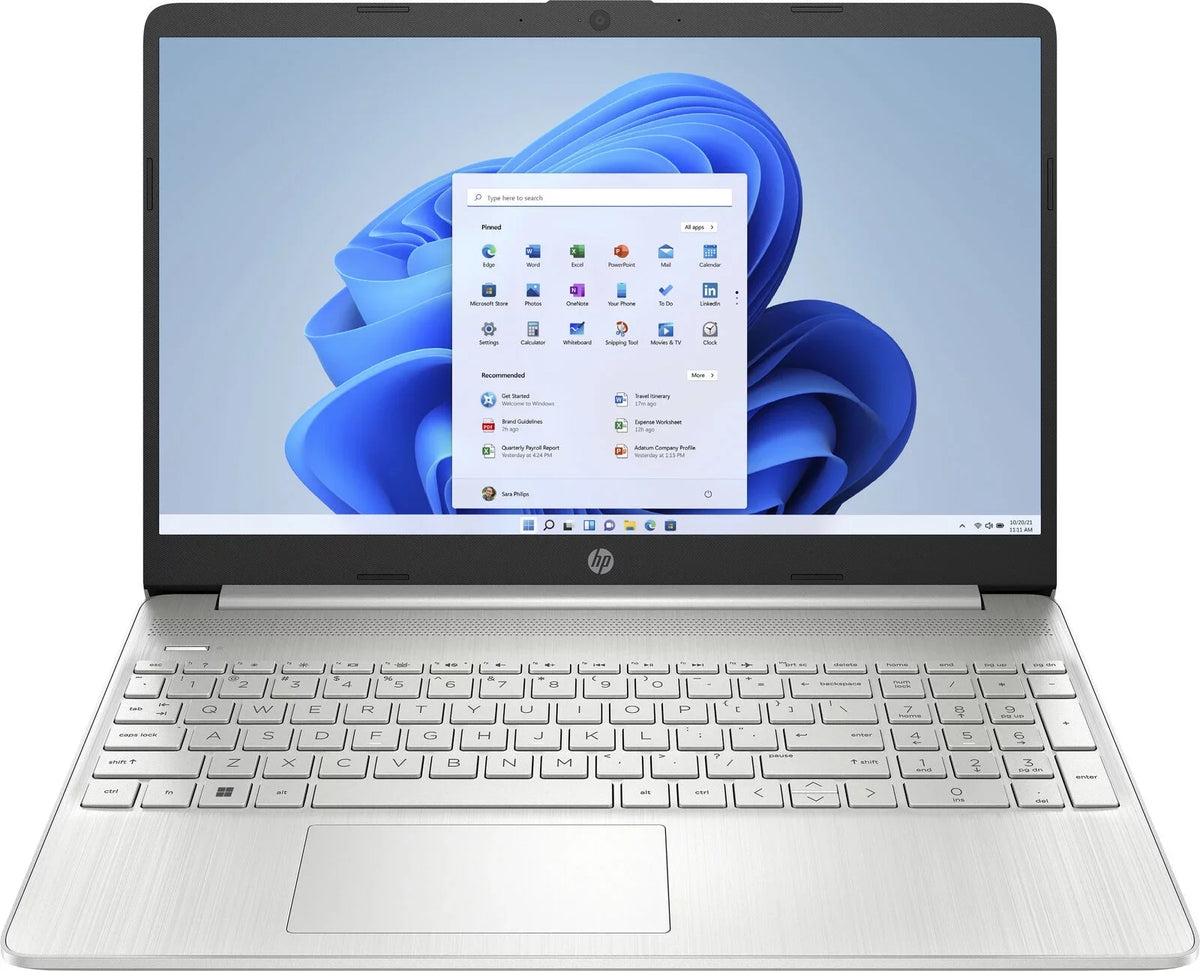 HP - 15.6" Touch-Sizecreen Laptop - Intel Core i3 - 8GB Memory - 256GB SizeSizeD - Natural Sizeilver