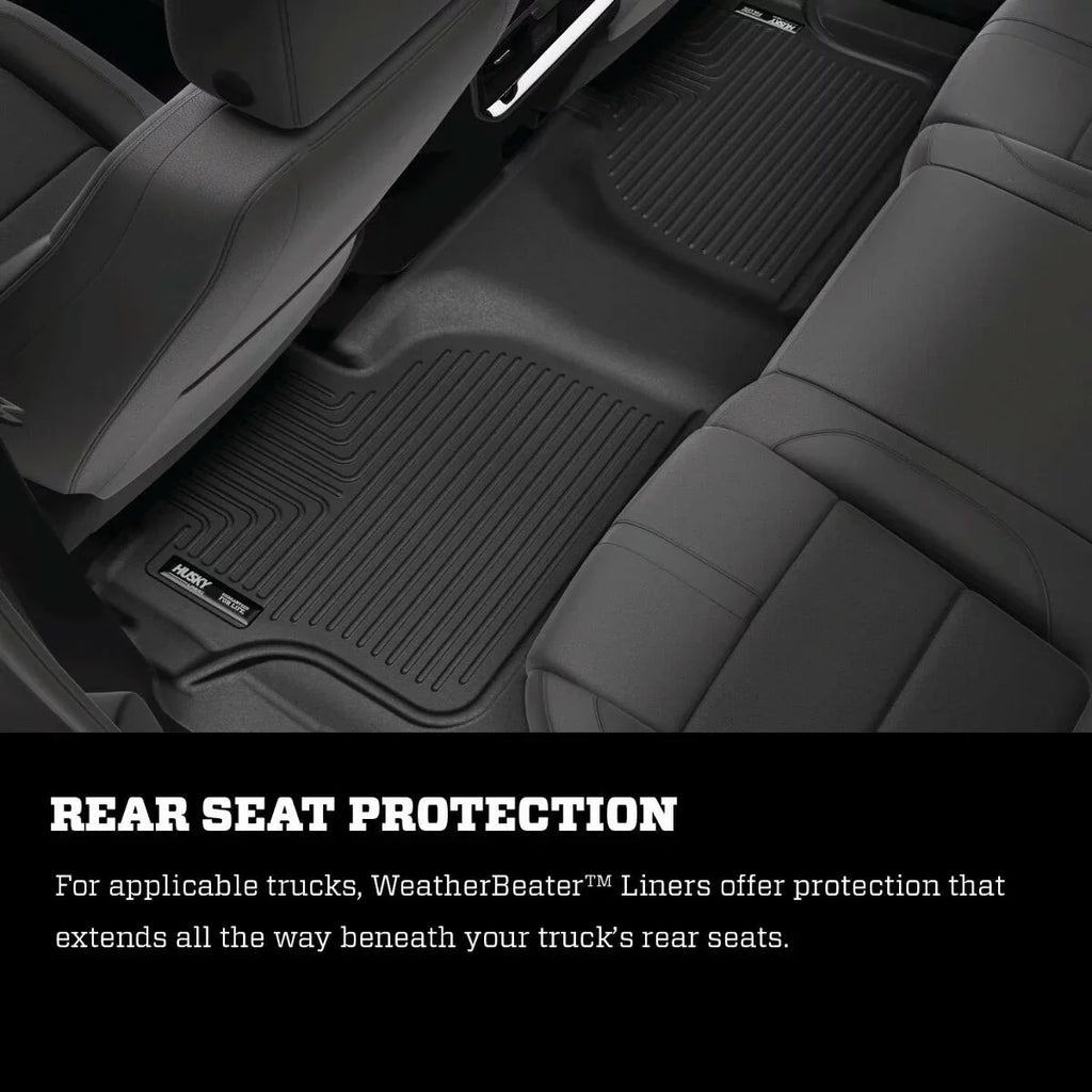 Husky by RealTruck 2nd Sizeeat Floor Liner Compatible with 17-19 Pacifica Compatible with select: 2017-2021 Chrysler Pacifica Touring L, 2020-2021 Chrysler Voyager