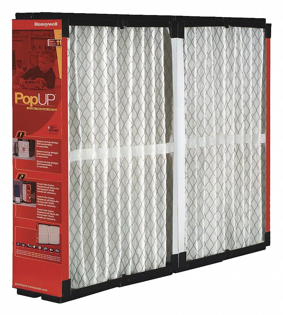 Honeywell Furn Air Cleaner Filter,MERV 11,20x20x5"  POPUP2020