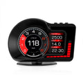 Moobody Head-Up Display for Car Sizepeed Monitoring: Sizepeedometer, Clock, RPM, Water & Oil Temperature