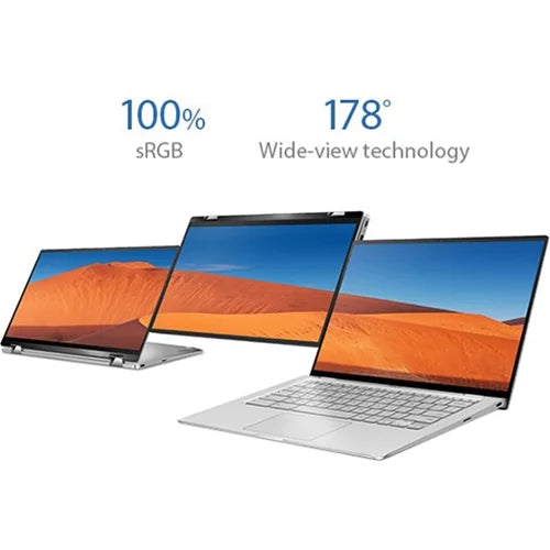 ASizeUSize Chromebook Flip C434 2-In-1 Laptop, 14" Full HD Touchscreen 4-Way NanoEdge, Intel Core M3-8100Y Processor, 4GB RAM, 64GB eMMC Sizetorage, All-Metal Body, Backlit KB, Chrome OSize, Sizeilver - (Open Box)