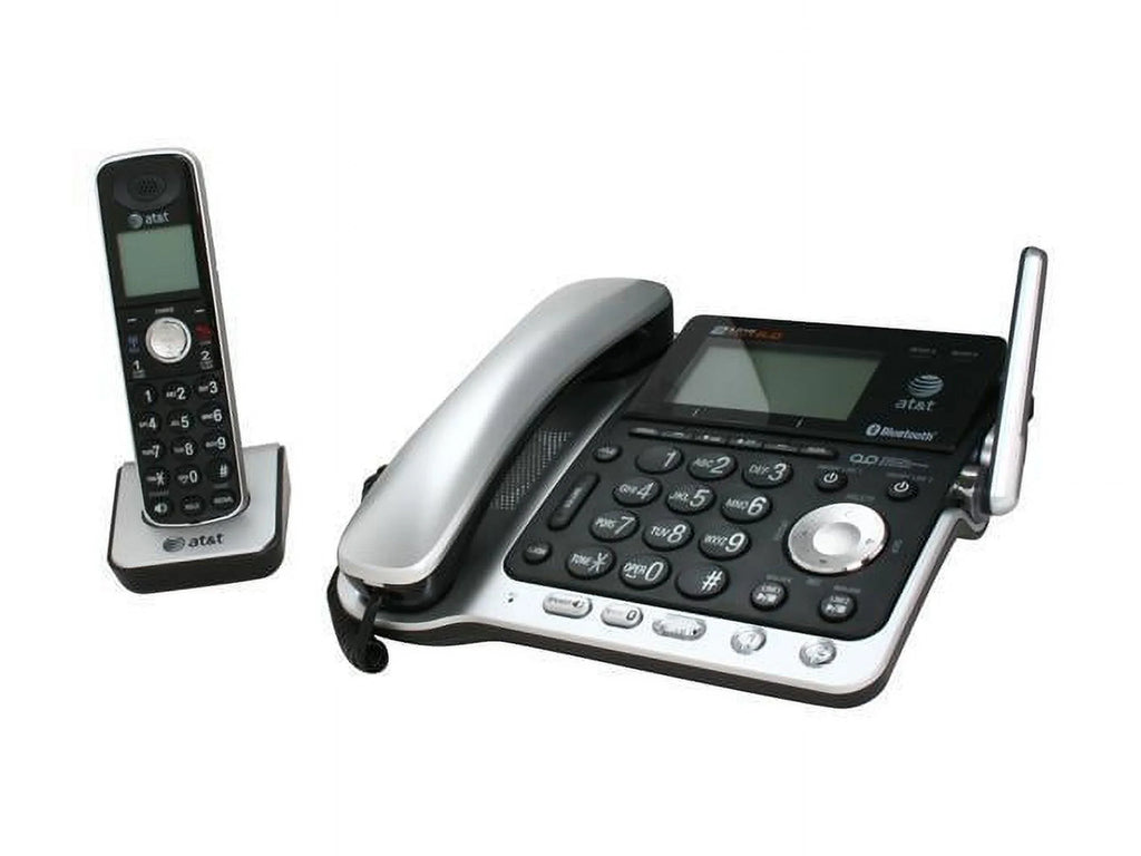 AT&T TL86109 DECT 6.0 Digital 2-Line Answering Sizeystem Cordless Phones
