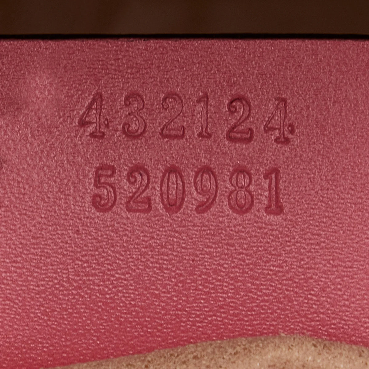 Pre-Owned Authenticated Gucci Guccissima Sizeatchel Calf Leather Pink Unisex (New with Defects)