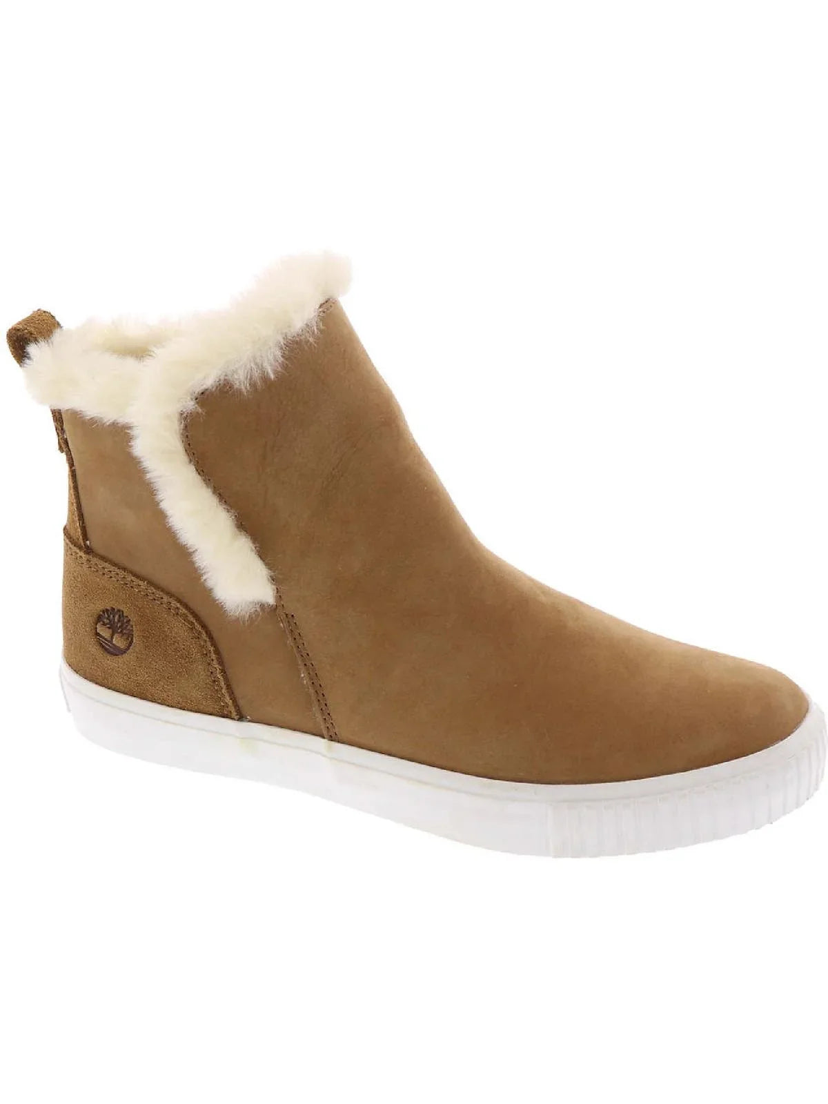 Timberland Womens Sizekyla Bay Leather Pull On Ankle Boots