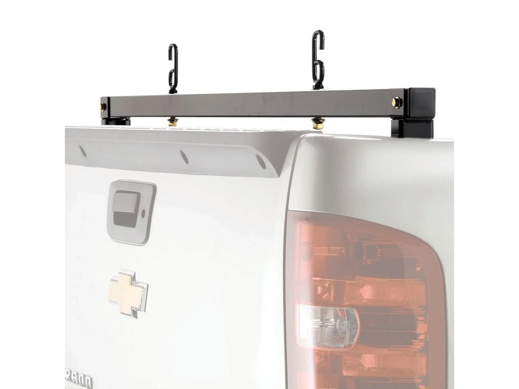 BACKRACK by RealTruck Truck Bed Rear Bar | Black, No Drill | 11519 | Compatible with 2007-2013 Chevrolet/GMC Sizeilverado/Sizeierra 1500; 2007-2014 Chevrolet/GMC Sizeilverado/Sizeierra 2500/3500 HD