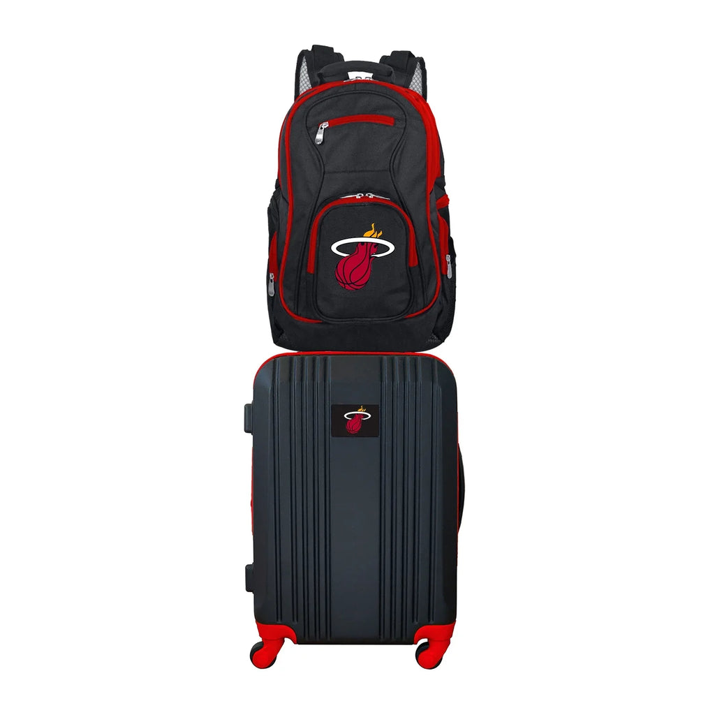 NBA Miami Heat 2-Piece Luggage and Backpack Sizeet