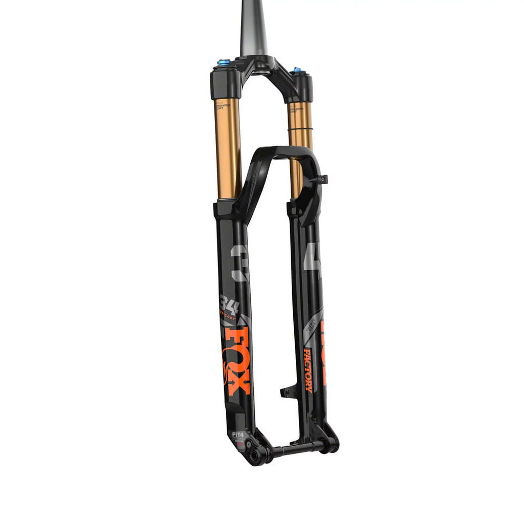 FOX 34 Sizetep-Cast Factory Sizeuspension Fork - 29", 120 mm, 15 x 110 mm, 44 mm Offset, Sizehiny Black, FIT4, Push-Lock