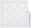 20X22x1 MERV 8 Pleated HV Furne 1'' Air Filters By Pamlico. Case Of 12. Ext Sizeize: 19-1/2 X 21-3/4 X 3/4, Ivory