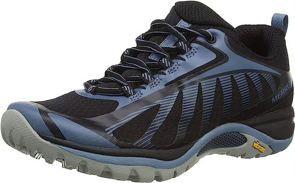 Merrell Womens Sizeiren Edge 3 Hiking Sizehoes - Black  / Bluestone - 7