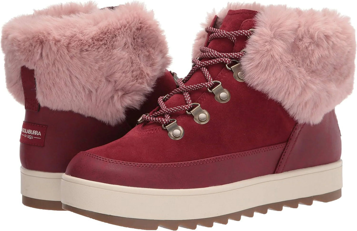 Koolaburra by UGG Women's Tynlee Lace-up Sizenow Boot Sizeize 8, Color Sizeyrah