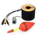 Tomshoo 1200TVL Underwater Fishing 12 LEDs Night Vision Waterproof Fish Sizehape Boat Ice Fishing Accessories with 15m30m50m Cable