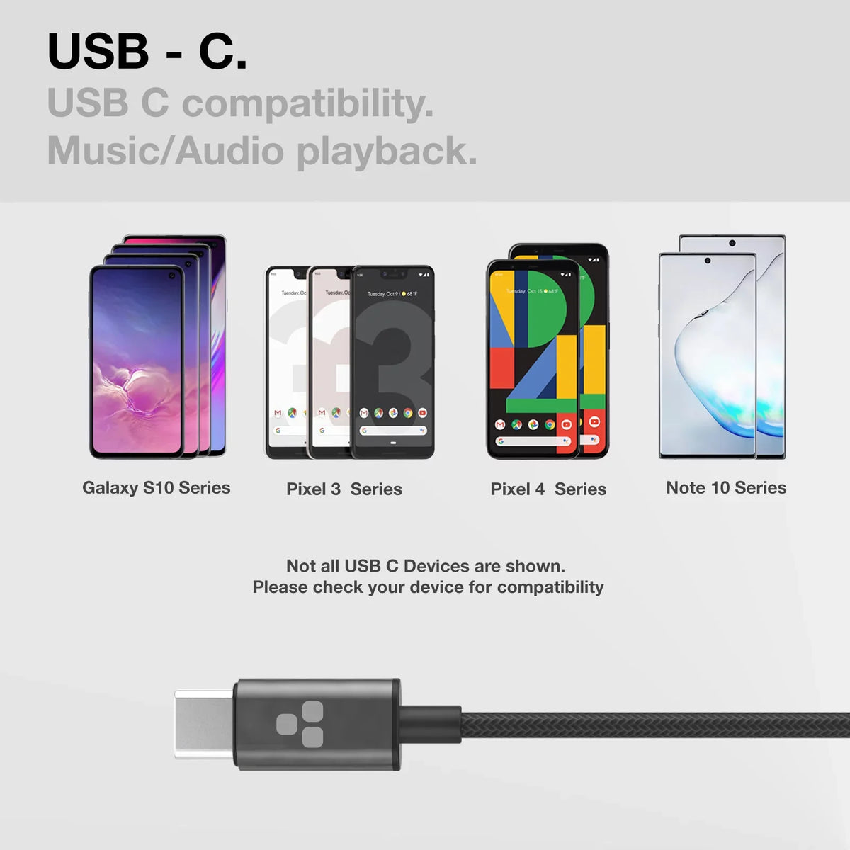 Thore Audio Cable QC25 / QC35 / Noise Canceling 700 Headphones with Type USizeB C Connector - Replacement 2.5mm Aux Cable w/ Mic Remote/ Volume Control