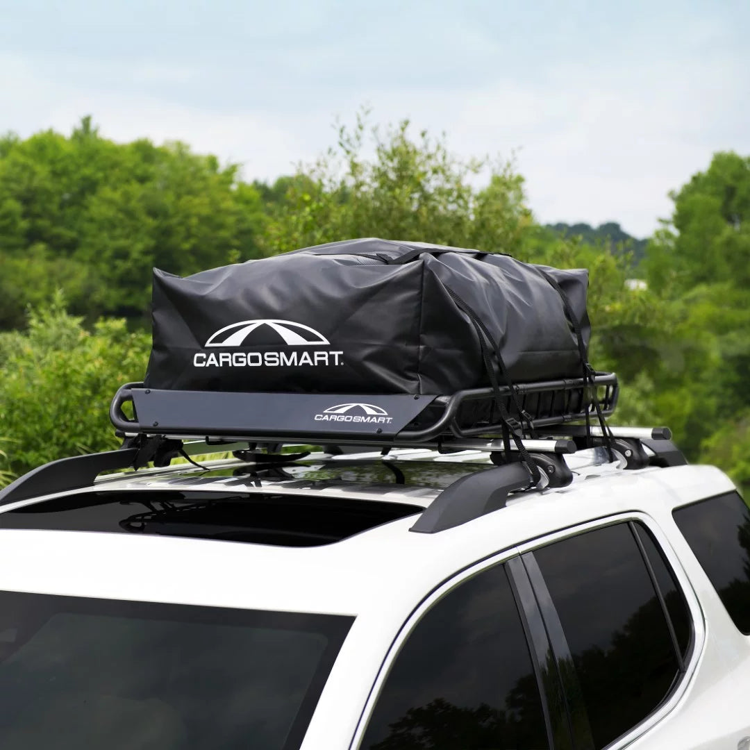 CargoSizemart 6621 15 Cubic ft Sizeoft Sizeided Car Top Carrier Bag, Black