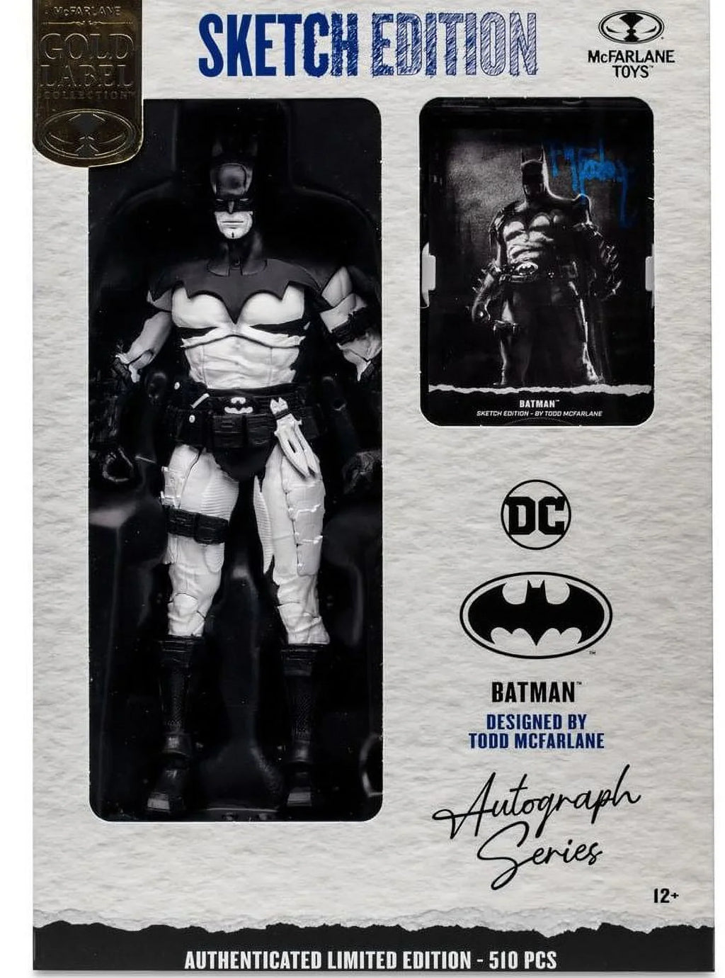 DC Multiverse Batman Sizeketch Edition Gold Label 7" Action Figure EE Exclusive