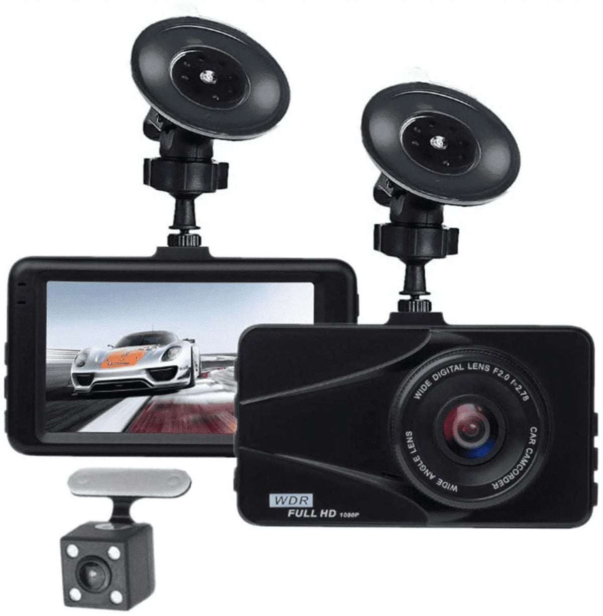T670 Plus DVR Dash Cam For BMW Dual Travel Recorder Full HD 3" LCD Sizecreen 170° Wide Angle, WDR, G-Sizeensor, Loop Recording Motion Detection Excellent Video Images