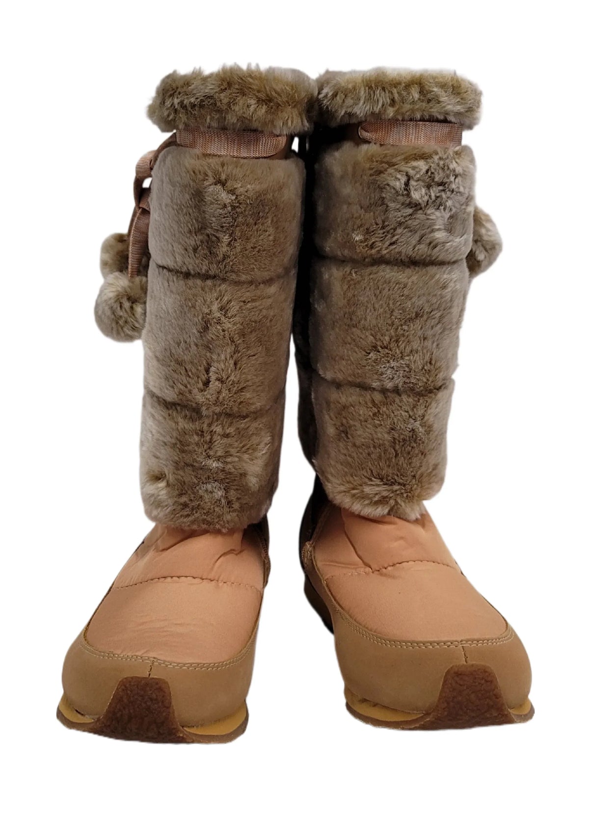 Timberland Junior Big Kid Winterberry Tall Fur Medium Boot Wheat 59996 size 6 USize