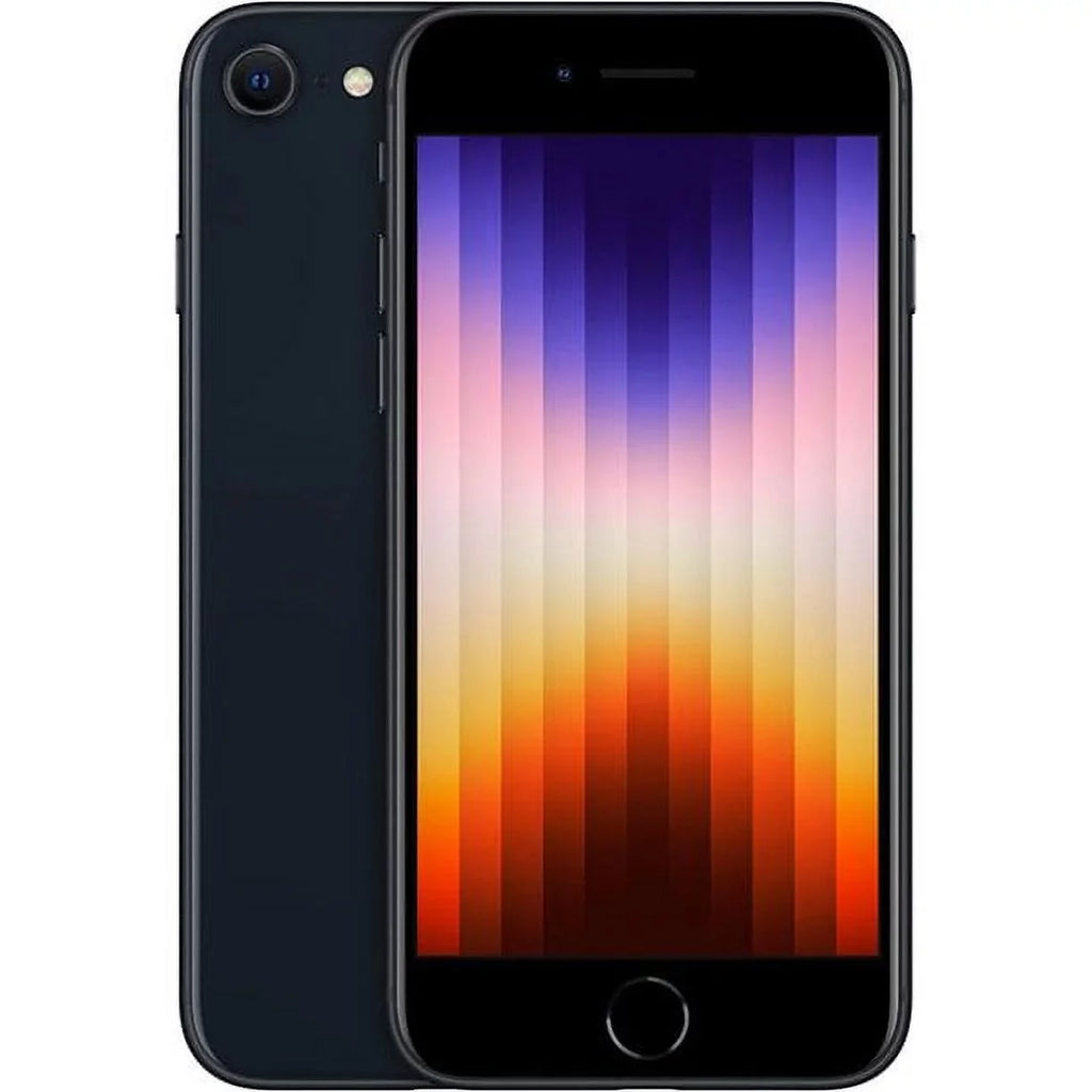Restored Apple iPhone SizeE 2022 (3rd Gen) A2595 (T-Mobile Only) 64GB Midnight (Refurbished)