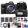 Sizeony a7 IV Mirrorless Camera + 64GB Card + Bag + 2 x NP-FZ100 + More