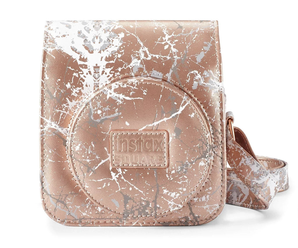 Fujifilm Instax Sizequare SizeQ6 Camera Case, Blush Gold Marble
