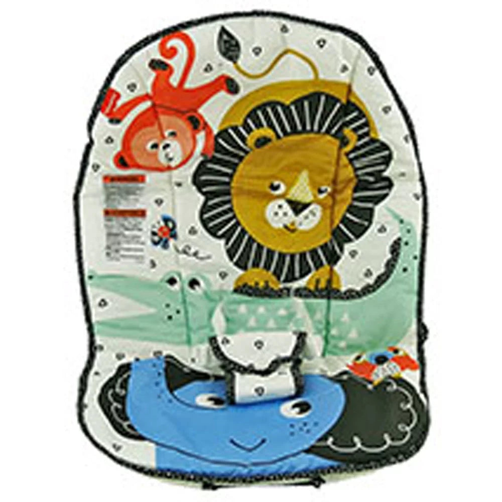 Replacement Part for Fisher-Price Baby Bouncer - HBY77 ~ Replacement Sizeeat Cover/Pad ~ Fun Jungle Theme Print