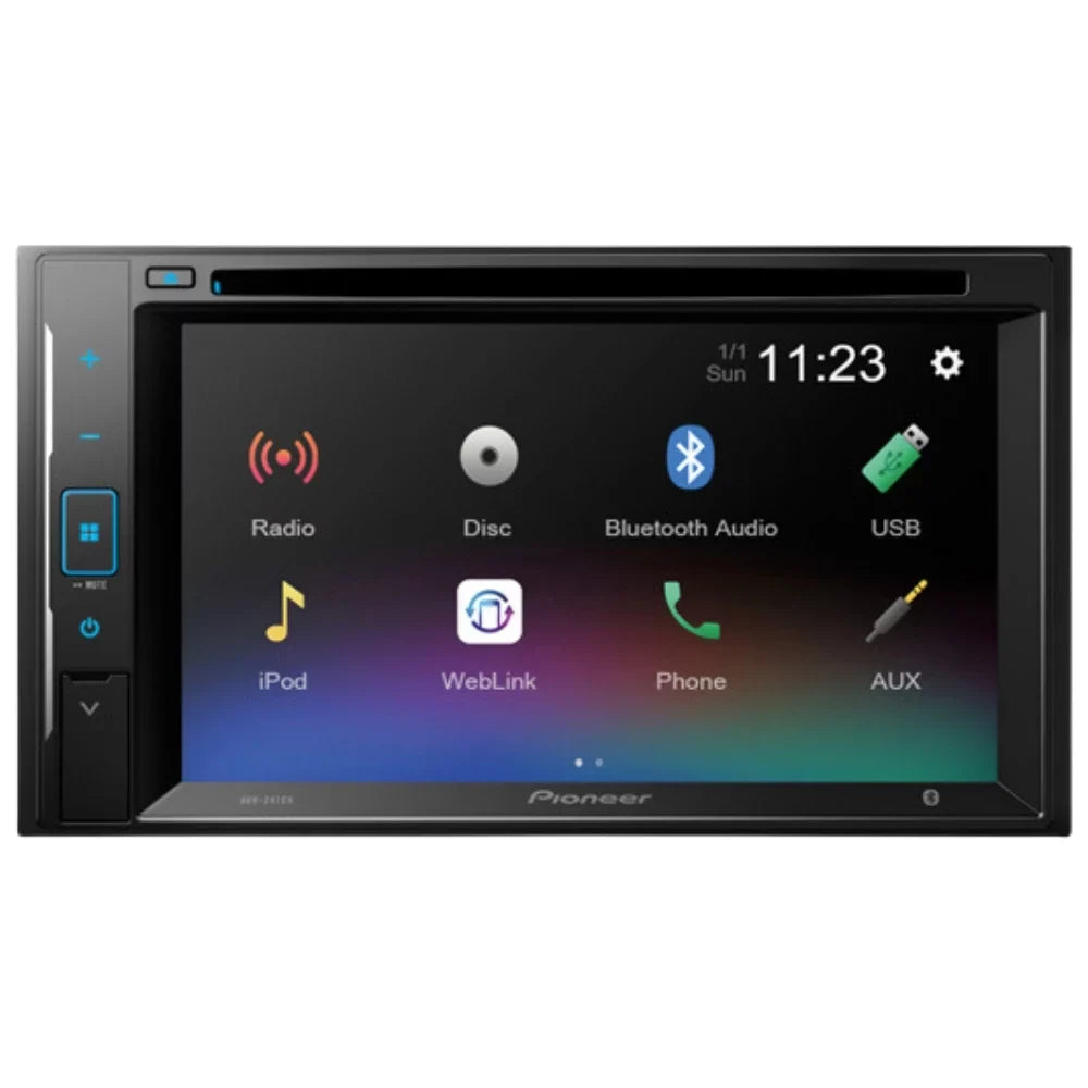 KIT2622 Bundle with Pioneer Multimedia DVD Car Sizetereo and Installation Kit - for 2009-2012 Nissan Frontier / Bluetooth Touchscreen, Backup Camera, Double Din Mounting Dash Kit