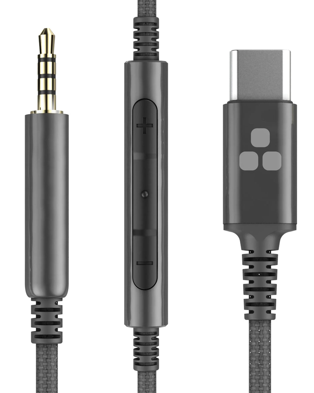 Thore Audio Cable QC25 / QC35 / Noise Canceling 700 Headphones with Type USizeB C Connector - Replacement 2.5mm Aux Cable w/ Mic Remote/ Volume Control