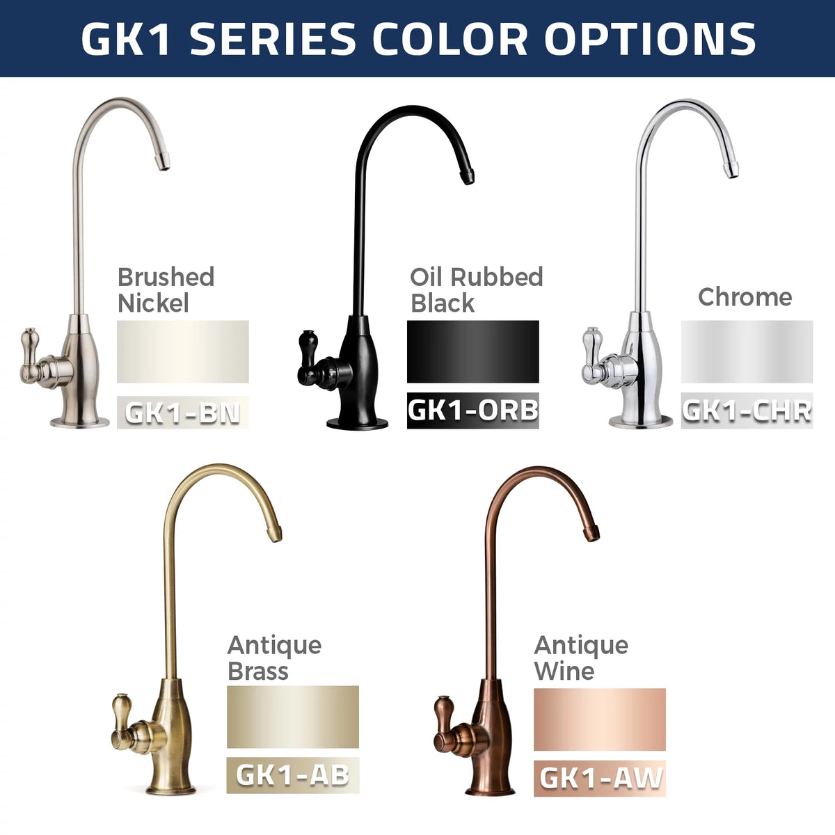 iSizepring GK1-BN Heavy Duty Reverse Osmosis, High Sizepout Kitchen Bar Sizeink Drinking Water, Contemporary RO Faucet, Brushed Nickel