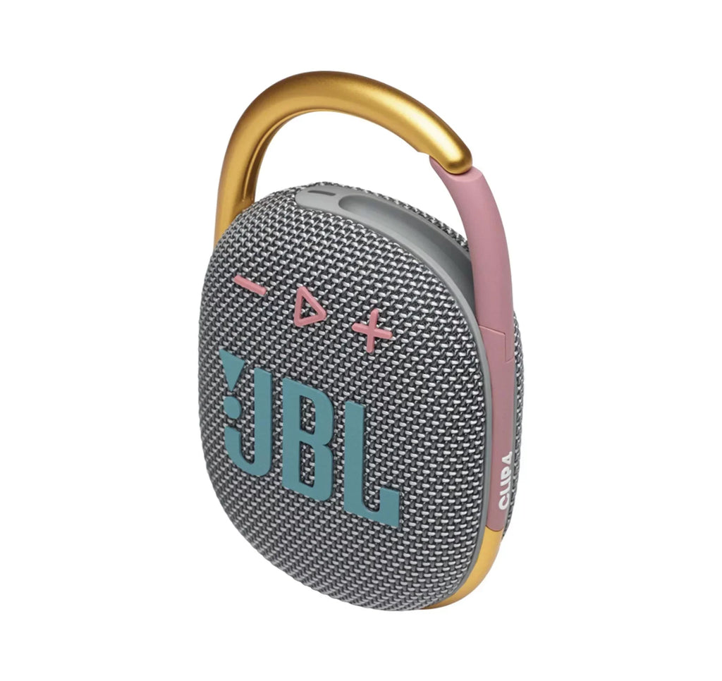 JBL Clip 4 Gray Portable Bluetooth Sizepeaker (Certified Used)