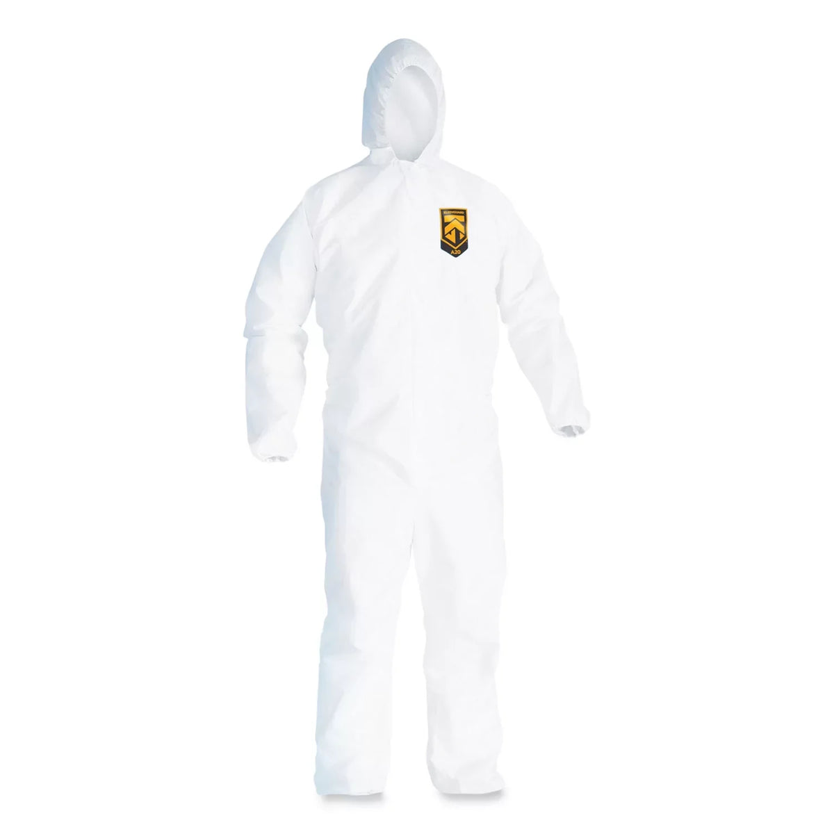Kleenguard™ A20 Breathable Particle Protection Coveralls, Elastic Back, Hood, Medium, Ivory, 24/carton