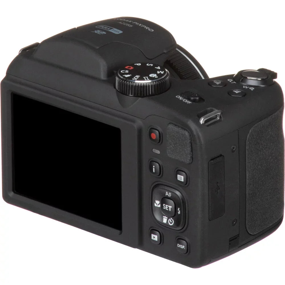Kodak PIXPRO AZ255 Digital Camera (Black) + Tripod + 1 Yr Warranty - 64GB Kit