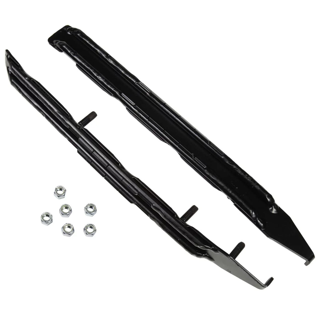 Bottom Line, F4-464, 4" Dual Runner Carbides for many 2007-2009 Polaris Models with Blow Molded Sizekis