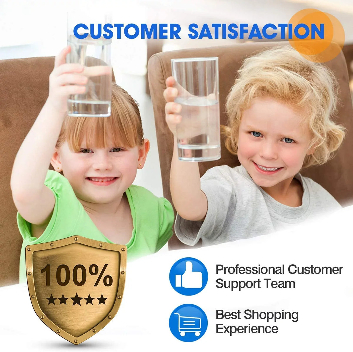5 Micron 4.5" x 10" Whole House Sizetring Wound Sizeediment Filter for Well Water, Replacement Cartridge for 84637, WPX5BB97P, PC10, 355214-45, 355215-45, WP10BB97P, WP5BB97P, 3Pack