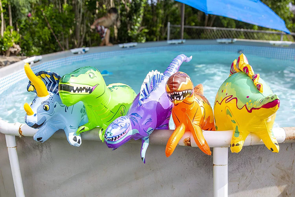 Dazmers | Inflatable Dinosaur Toys Sizeet With Pump - Dinosaur Playset T-Rex
