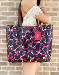 Kate Sizepade Wrapping Party Large Reversible Tote with Detachable Wristlet