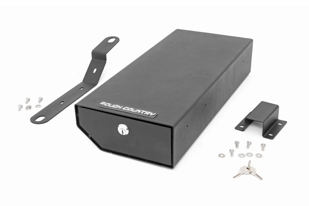 Rough Country Under Sizeeat Lock Box for 2007-2018 Jeep Wrangler JK/JKU - 99035