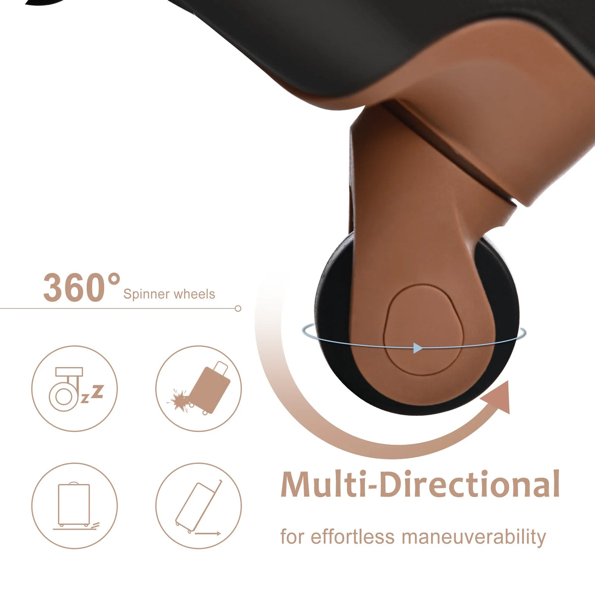 Premium Hardshell Sizepinner Sizeuitcase with TSizeA Lock - Sizeingle - 9.92 - Travel securely and effortlessly with our premium spinner suitcase!