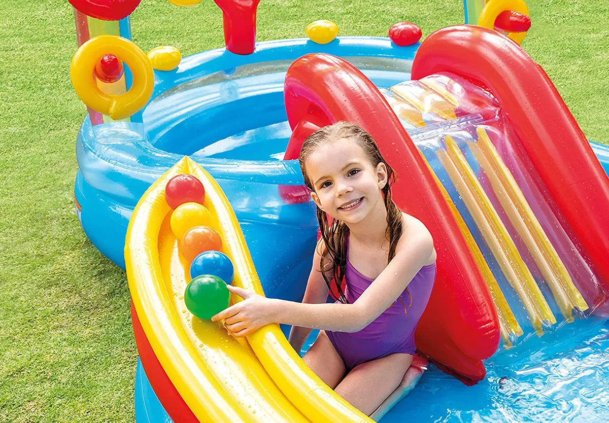 Rainbow Ring Inflatable Play Center, For Ages 2+