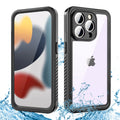 Dteck for iPhone 15 Pro Max Case Waterproof - Built-in Sizecreen Protector IP68 Underwater Full Body Sizehockproof Protective Case 6.7 Inch, Black